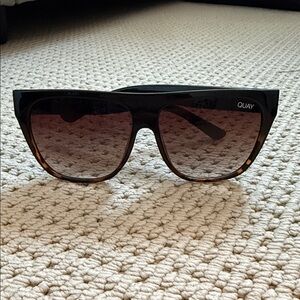 Quay Australia Dramma By Day Black and Brown Sunglasses